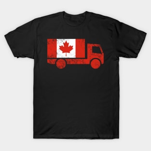 Canada Flag Truck T-Shirt